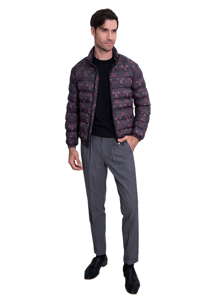 Chamarra Huuk Coatlicue Negro Rojo