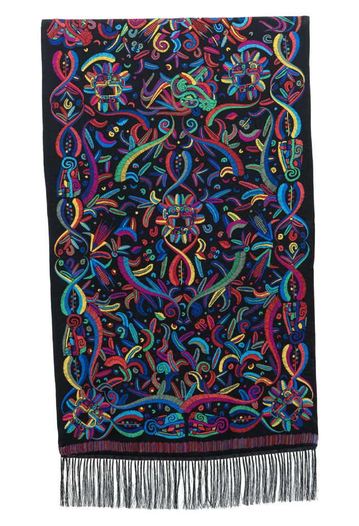 Chalina Con Terciopelo Quetzalcóatl