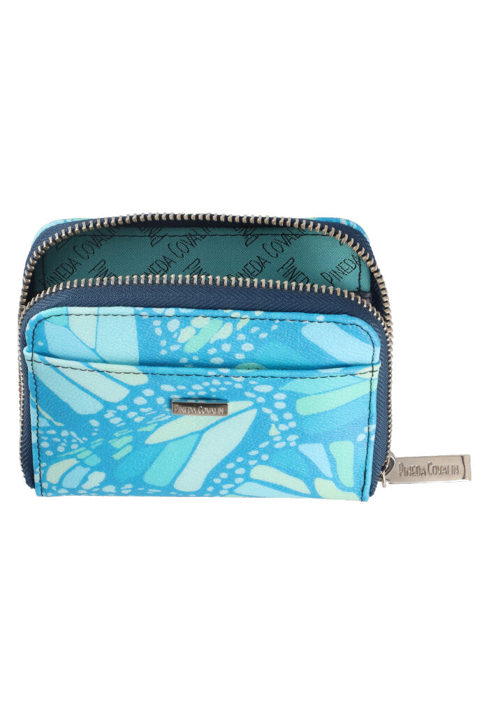 Cartera Chica Mariposa Vitral Turquesa