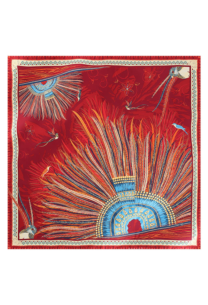 Mascada Arte Plumaria 90 cm