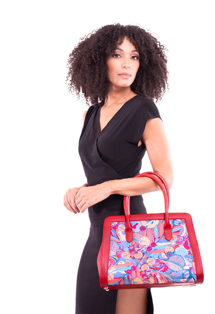 Bolsa Muul Rojo Fruta Mexicana