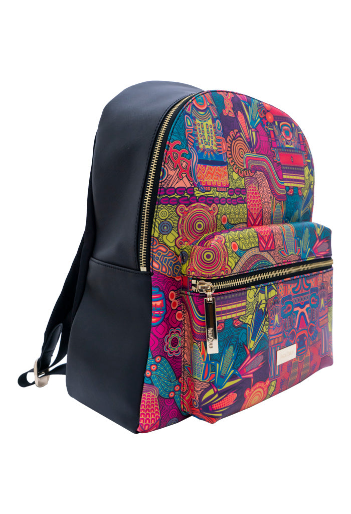 Backpack Nuuk Diosas Mexicas Morado