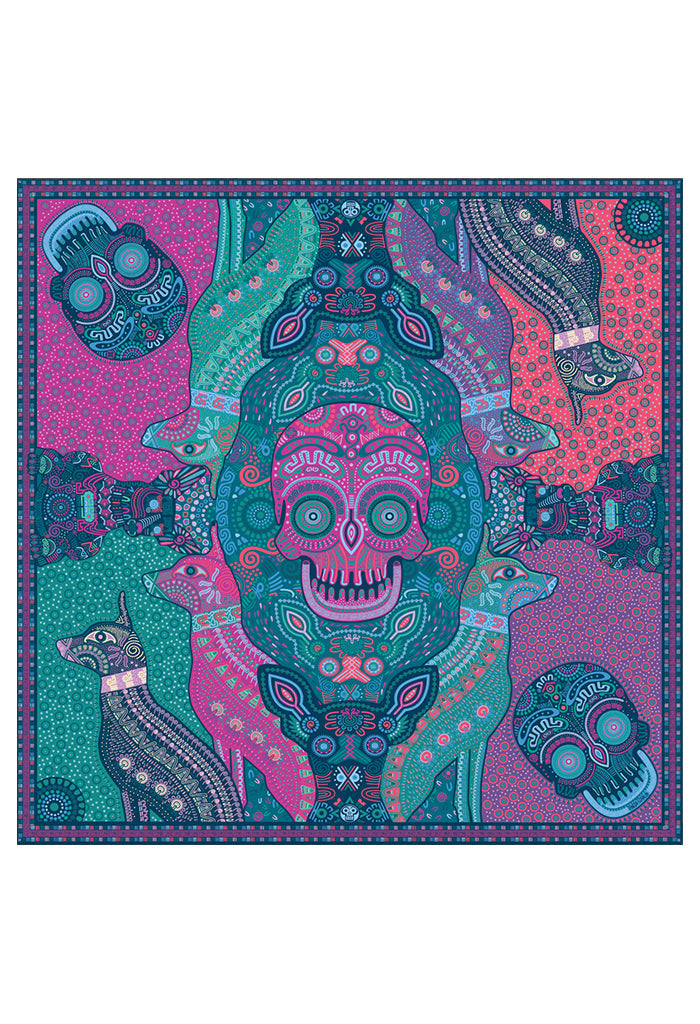Mascada Día de Muertos Mictlán 54 cm