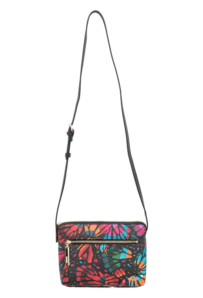 Bolsa Yaakun Saffiano Mariposa Bordada Original