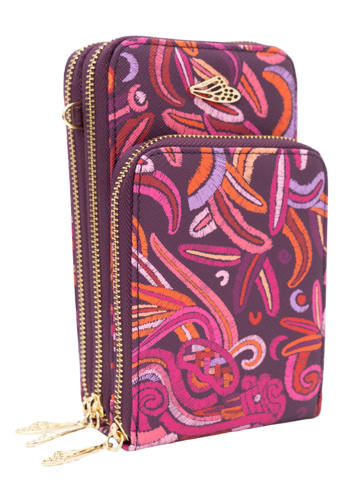 Porta Celular Naab Saffiano Quetzalcóatl