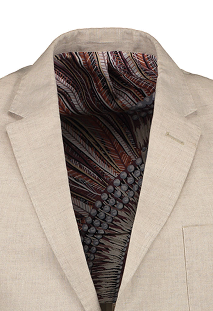 Saco Slim Color Crudo