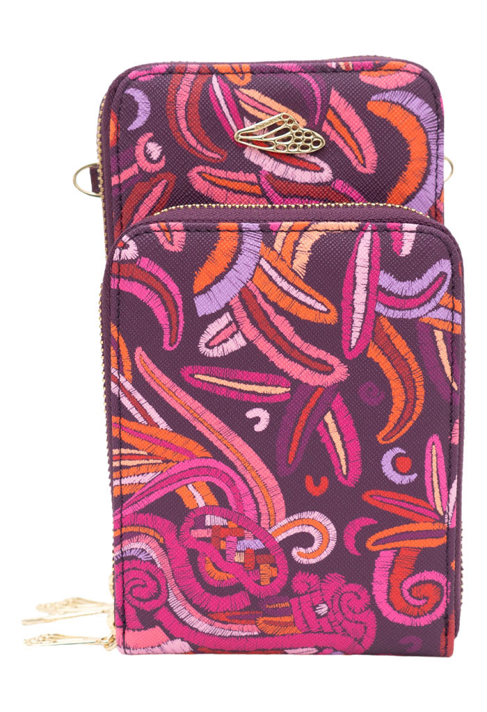 Porta Celular Naab Saffiano Quetzalcóatl