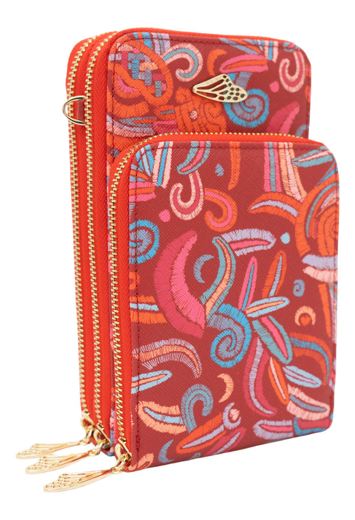 Porta Celular Naab Saffiano Quetzalcóatl