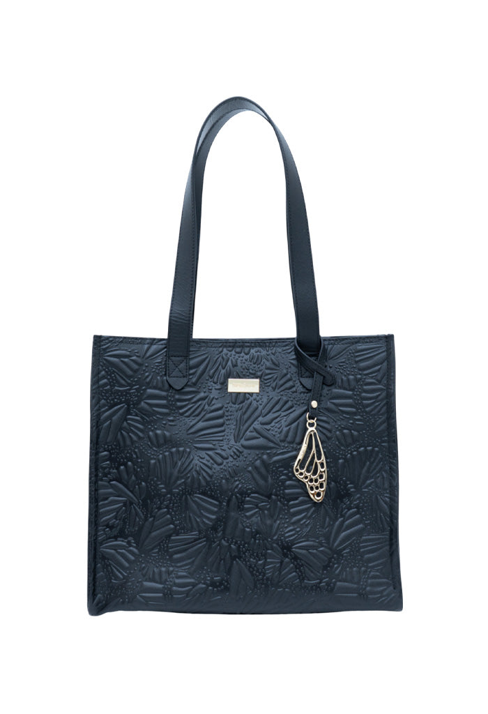 Tote Xunaán Grabado Mariposa Negro