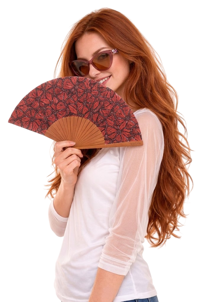 Lentes de Sol Cat Eye Rosa Mariposa Monarca