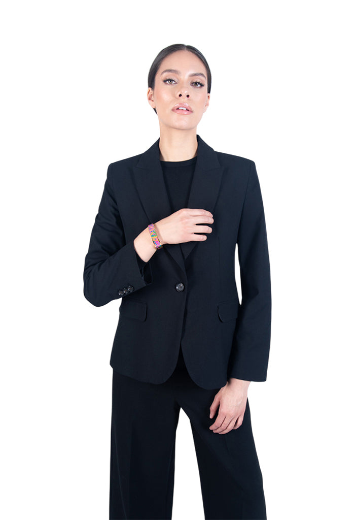 Brazalete Mariposa Colores Baño Oro