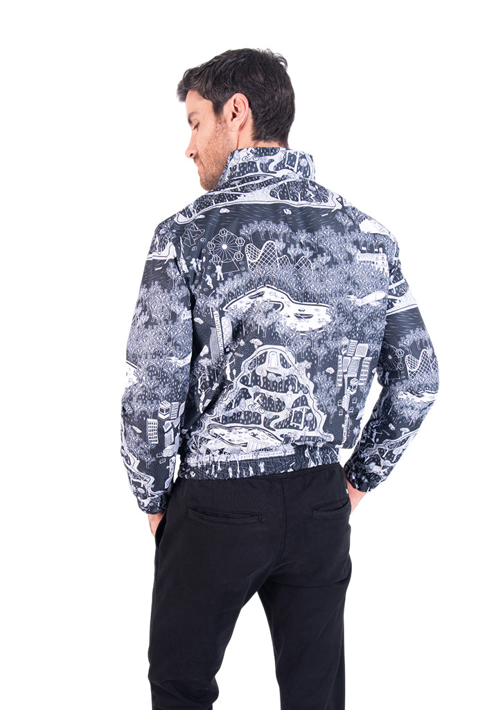 Bomber Tecuatl mi Ciudad Negro Blanco