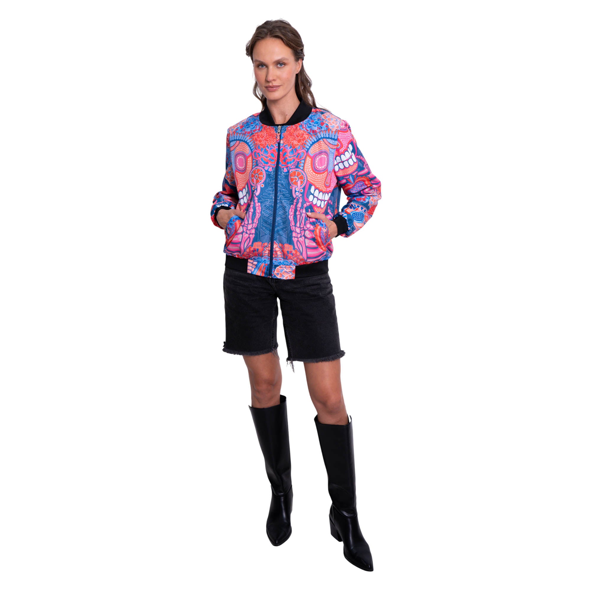 Bomber Sayoli Día de Muertos Catrina Original