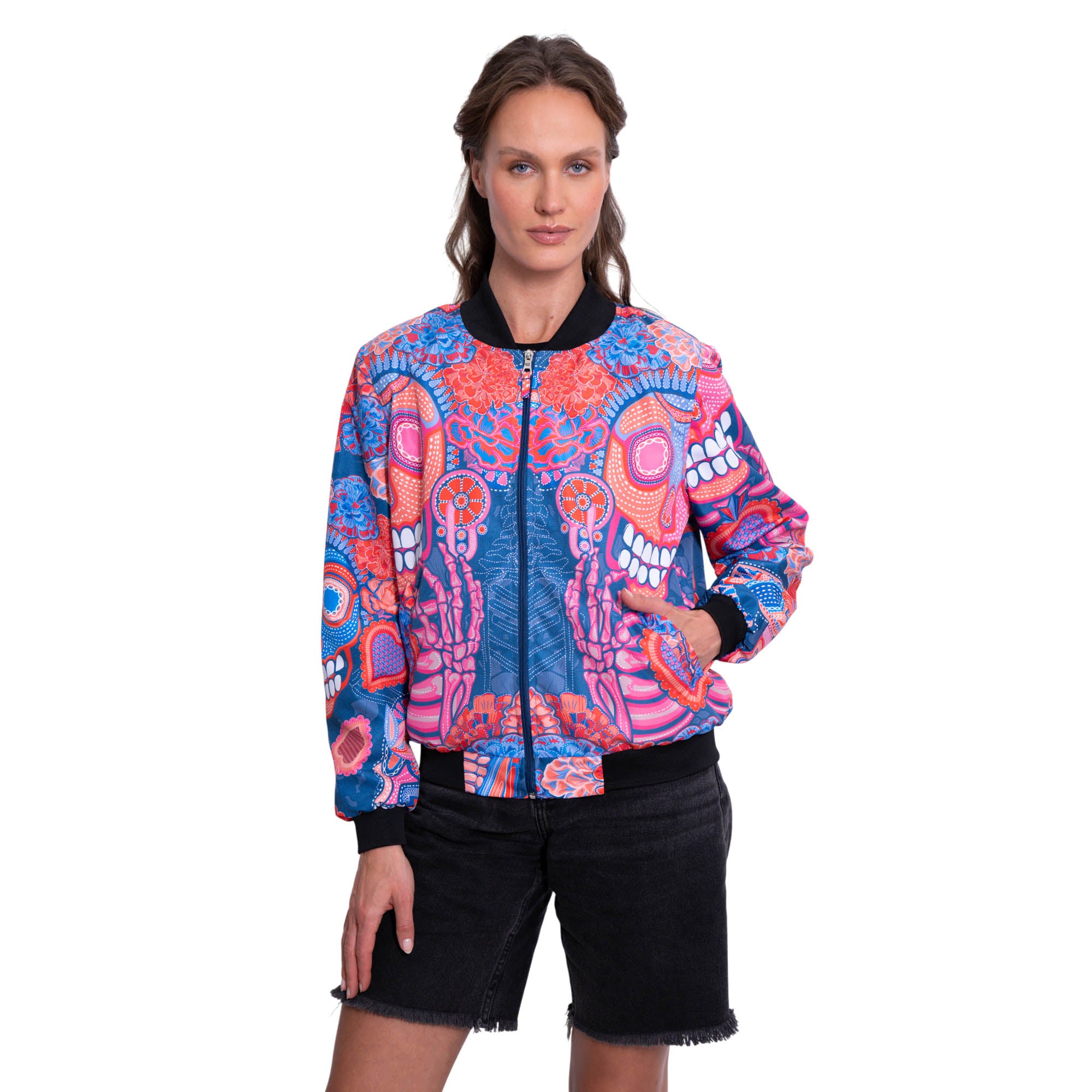 Bomber Sayoli Día de Muertos Catrina Original