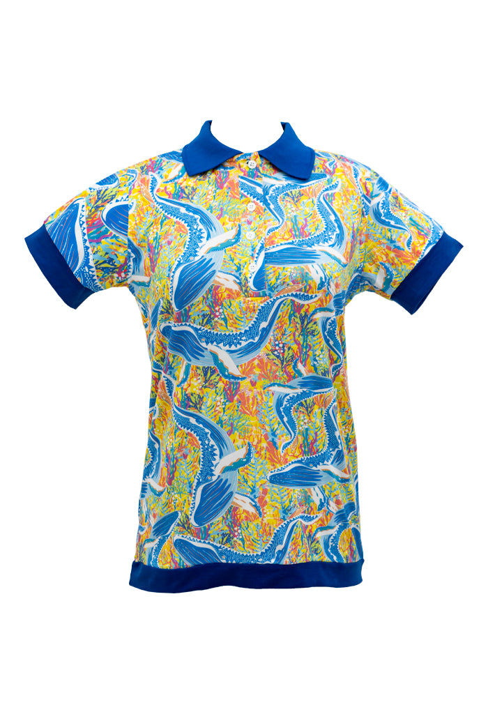 Camisa Polo Mujer Ballenas