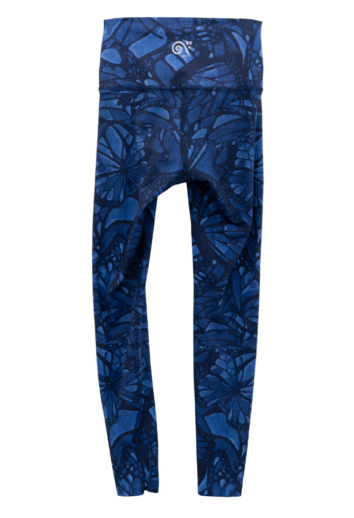 Leggings Metztli Vuelo de Mariposa Mezclilla