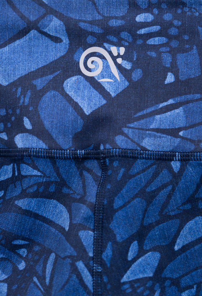 Leggings Metztli Vuelo de Mariposa Mezclilla
