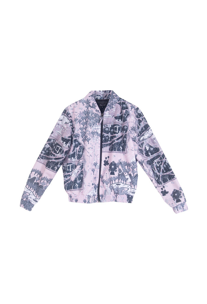 Bomber Altepetl  mi Cuidad a Color Rosa