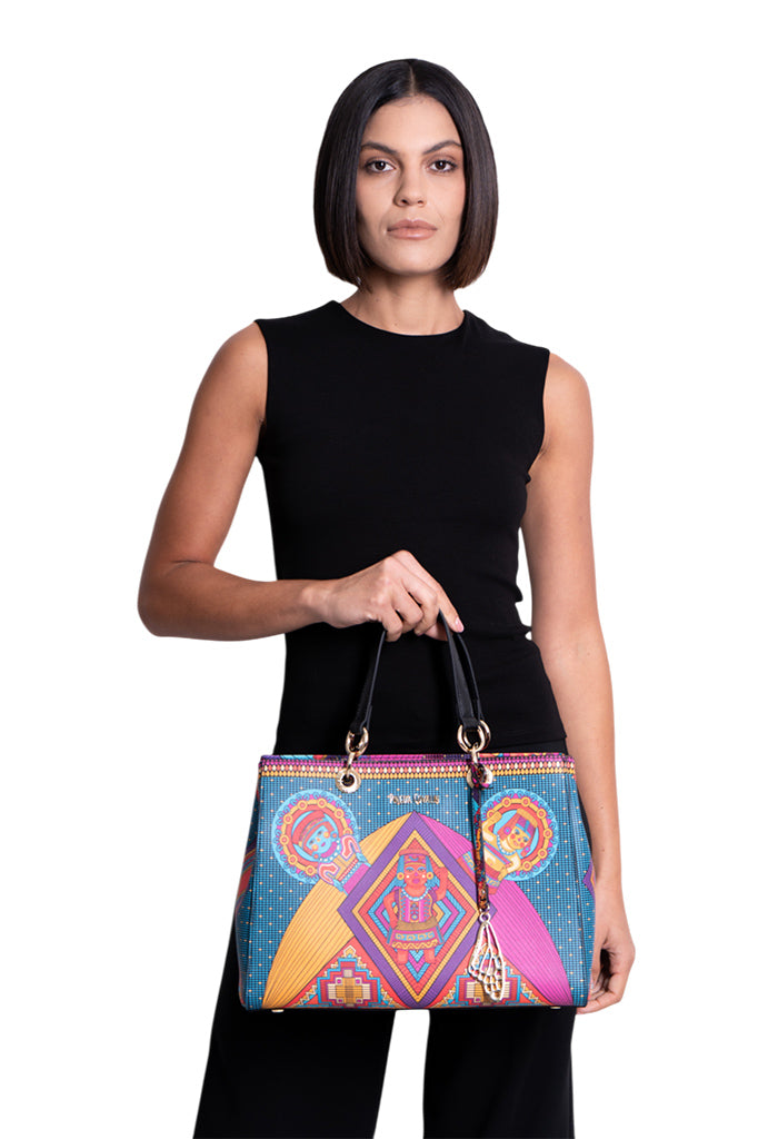 Bolsa Kaxan Saffiano Caritas Sonrientes Veracruz