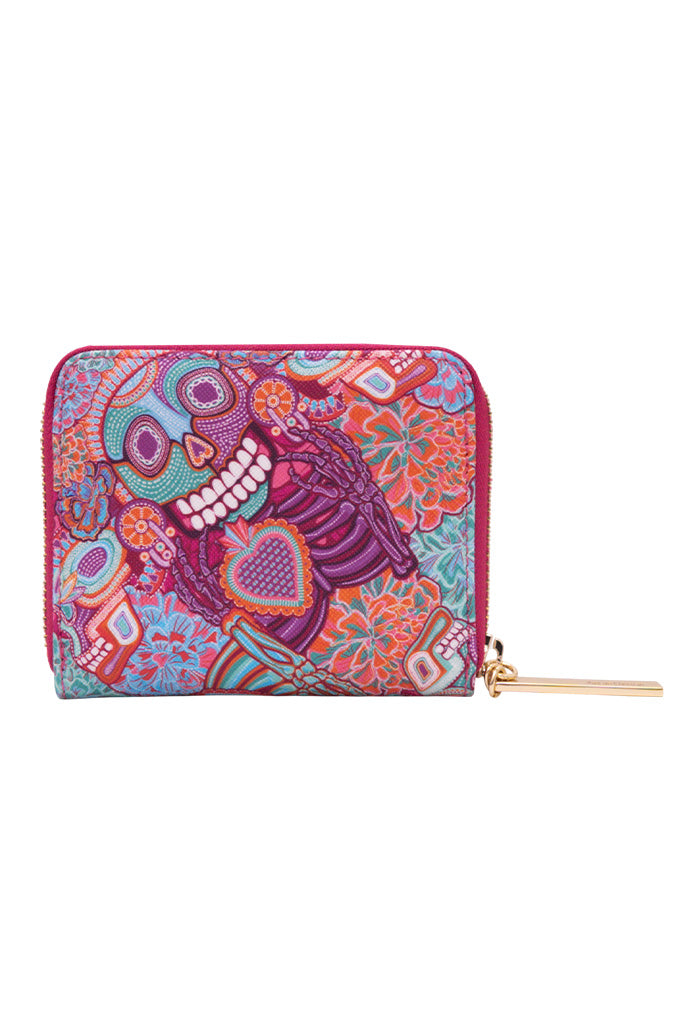 Cartera Chica Saffiano Dia de Muertos Catrina