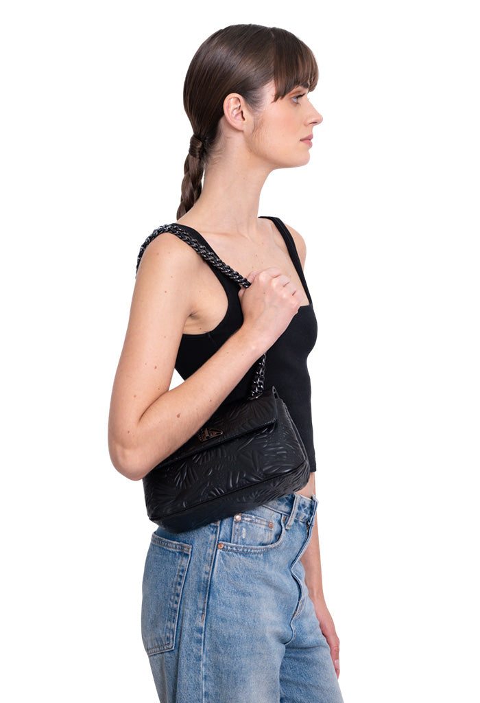 Bolsa Tusbel Piel Mini Grabado Mariposa