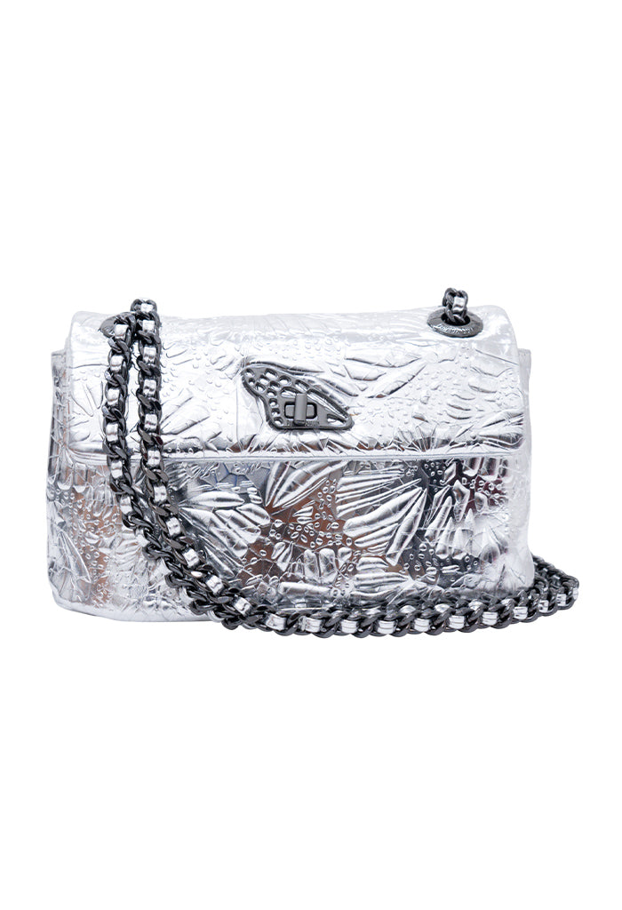 Bolsa Tusbel Piel Mini Grabado Mariposa