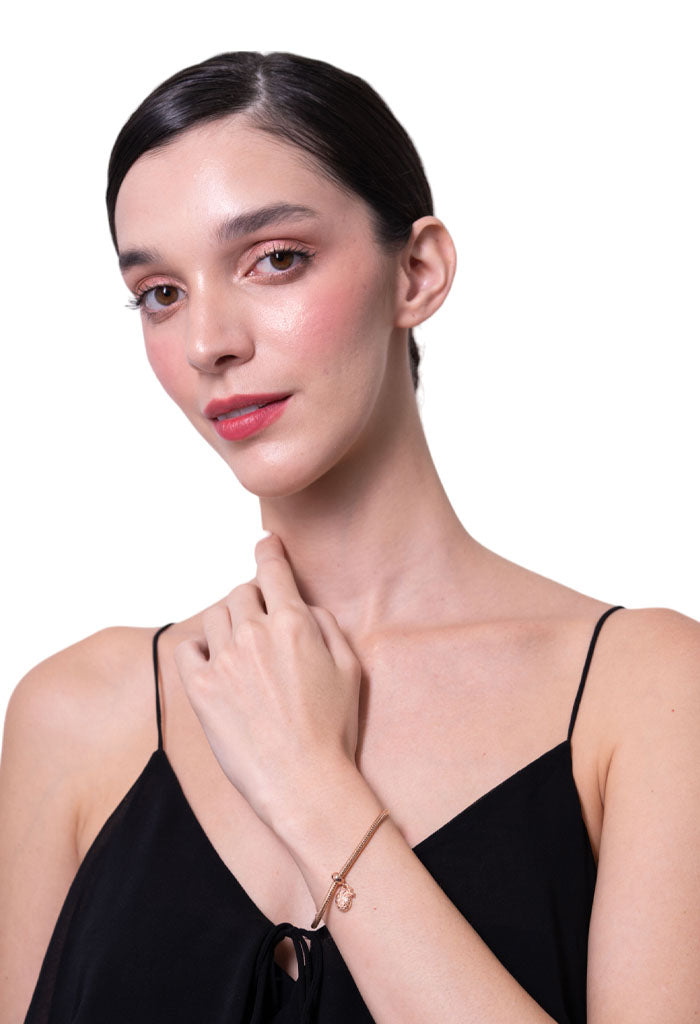 Amuleto para Brazalete Corazón Baño de Oro