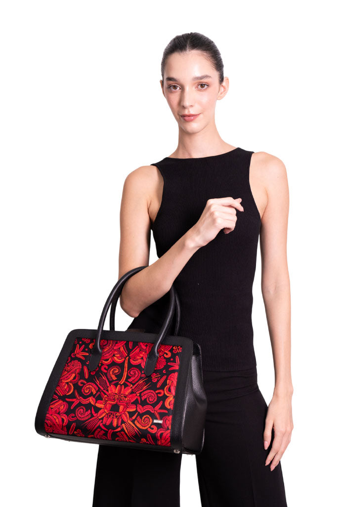 Bolsa Satchel Muul Quetzalcóatl