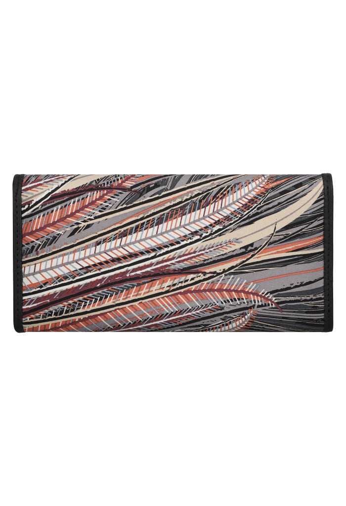 Cartera de Bolsillo Seda Arte Plumaria