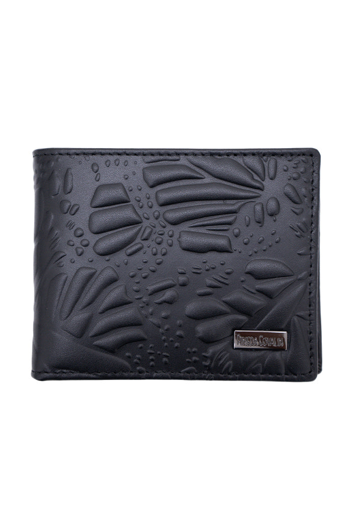 Cartera Tuumben De Piel Grabado Mariposa