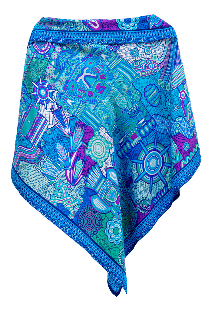 Poncho Diosas Mexicas