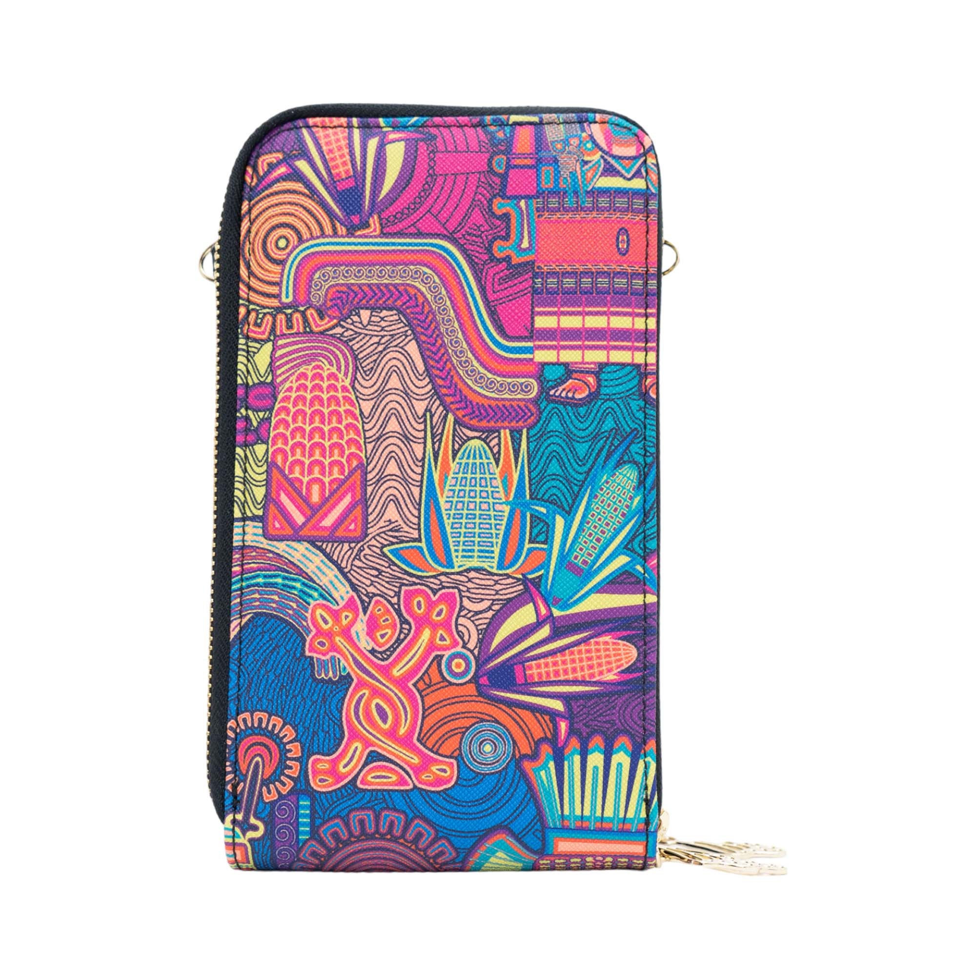 Porta Celular Naab Saffiano Diosas Mexicas