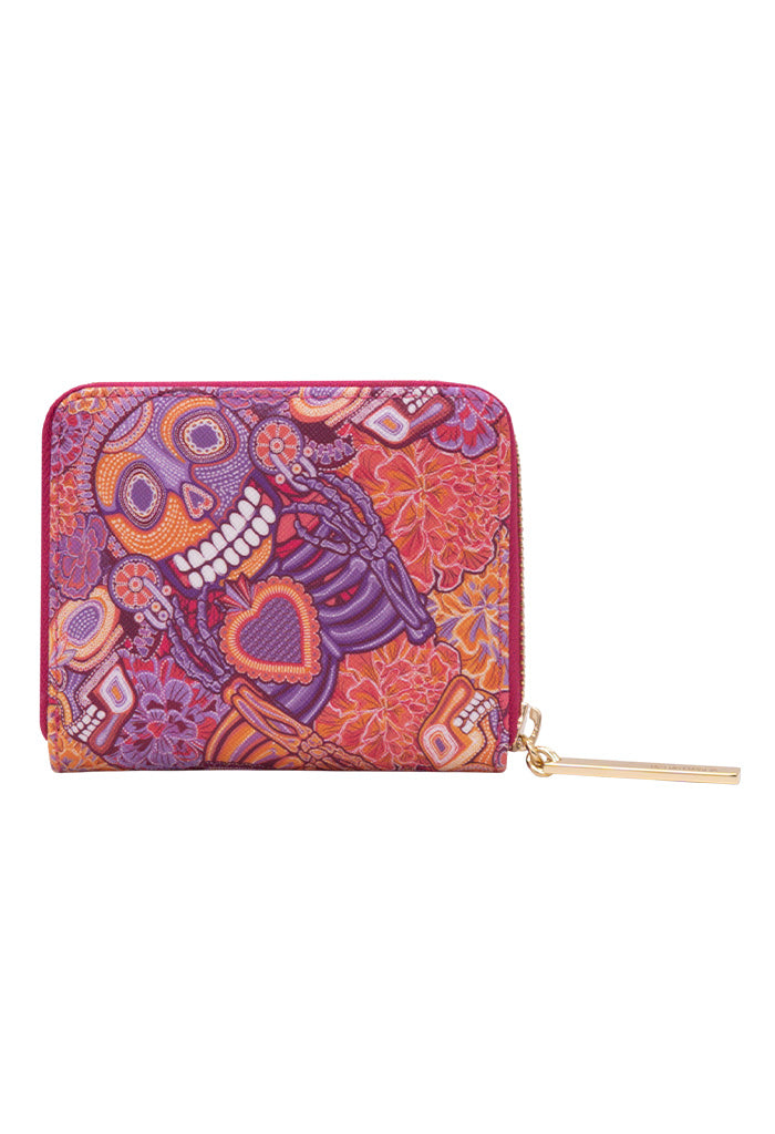 Cartera Chica Saffiano Dia de Muertos Catrina
