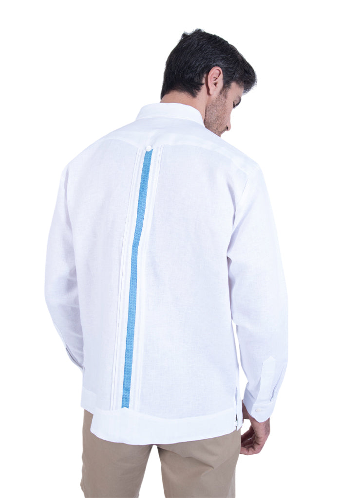 Guayabera Beel Blanca Campos Agave