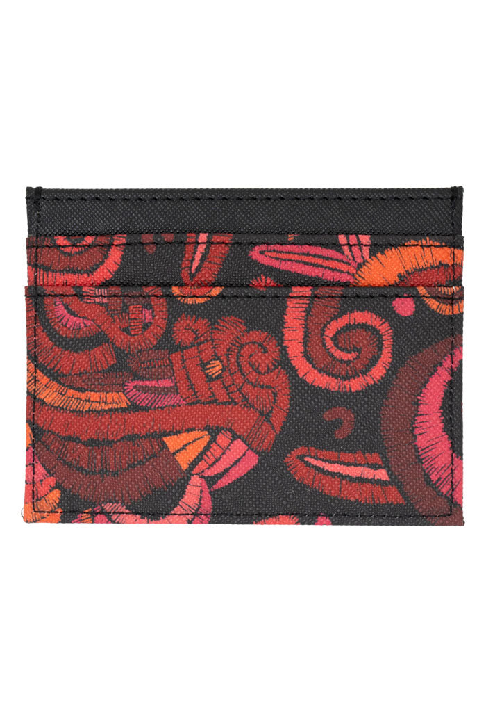 Tarjetero Kuxtal Saffiano Dama Quetzalcóatl