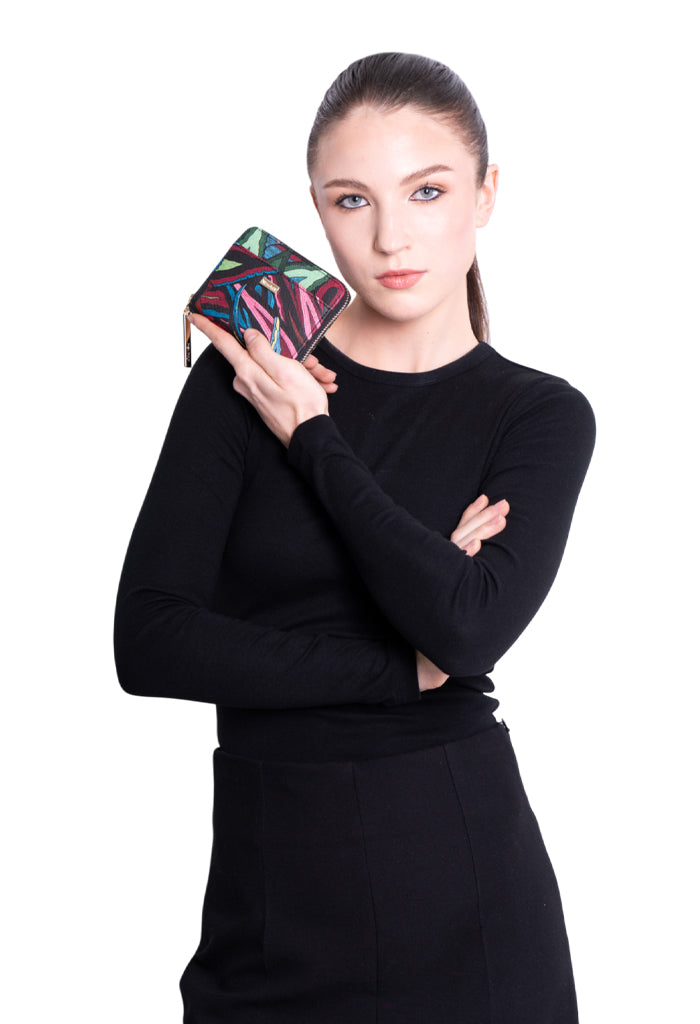Cartera chica Saffiano Santuario Cactáceas
