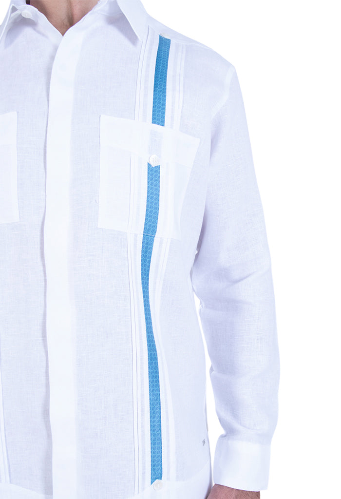 Guayabera Beel Blanca Campos Agave