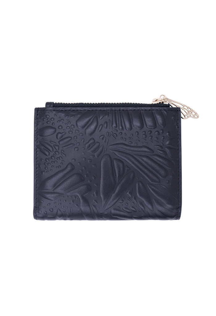 Cartera Chica Yemal Piel Grabado Mariposa