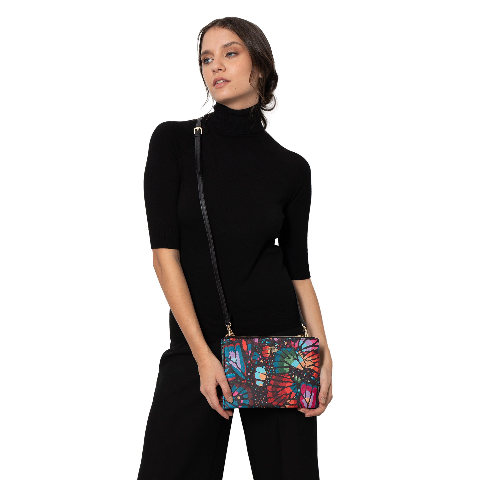 Crossbody Nikté Mariposa Bordada