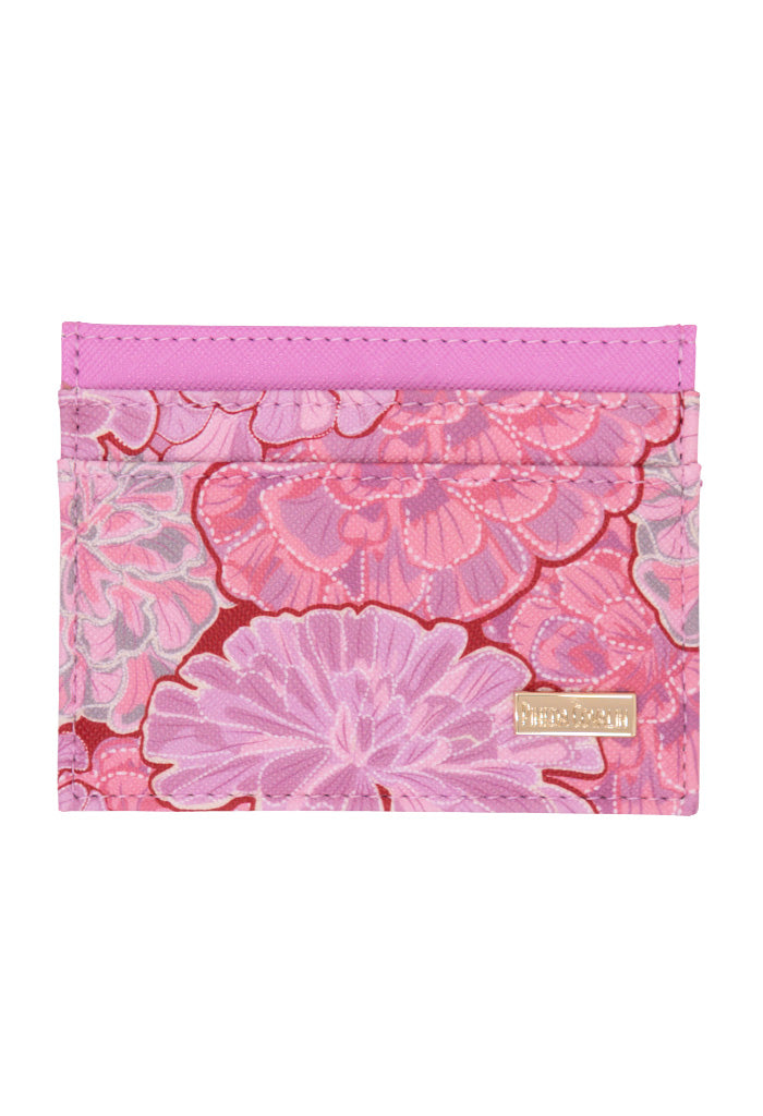 Tarjetero Kuxtal Saffiano Cempasúchil Ofrenda