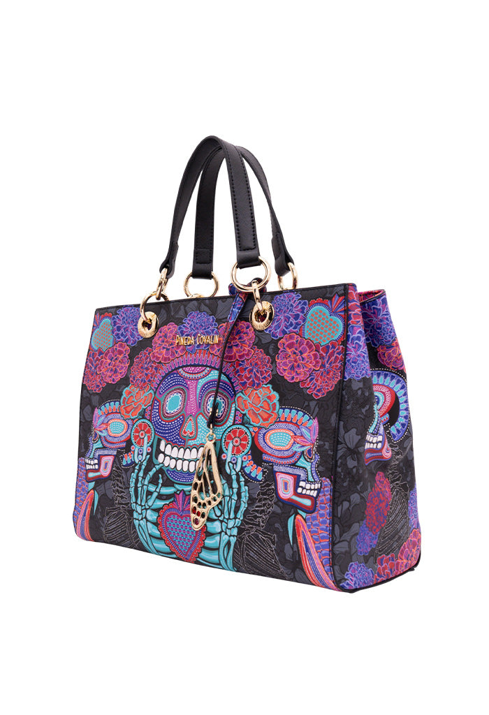Bolsa Kaxan Saffiano Día de Muertos Catrina