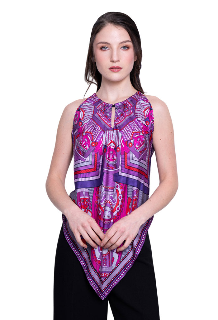 Blusa Cuello Ajustable Caritas Sonrientes Veracruz