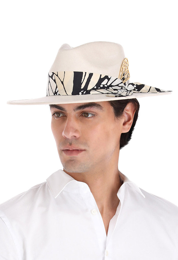 Sombrero Cehuallotl Verde Mariposa Macro