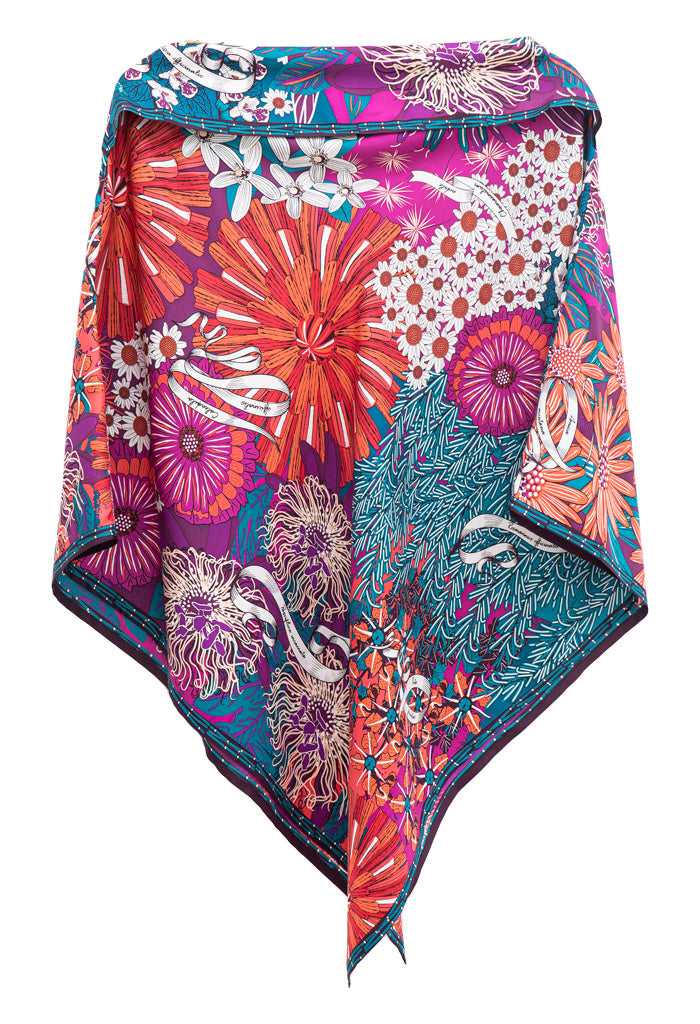 Poncho Herbolaria Flores