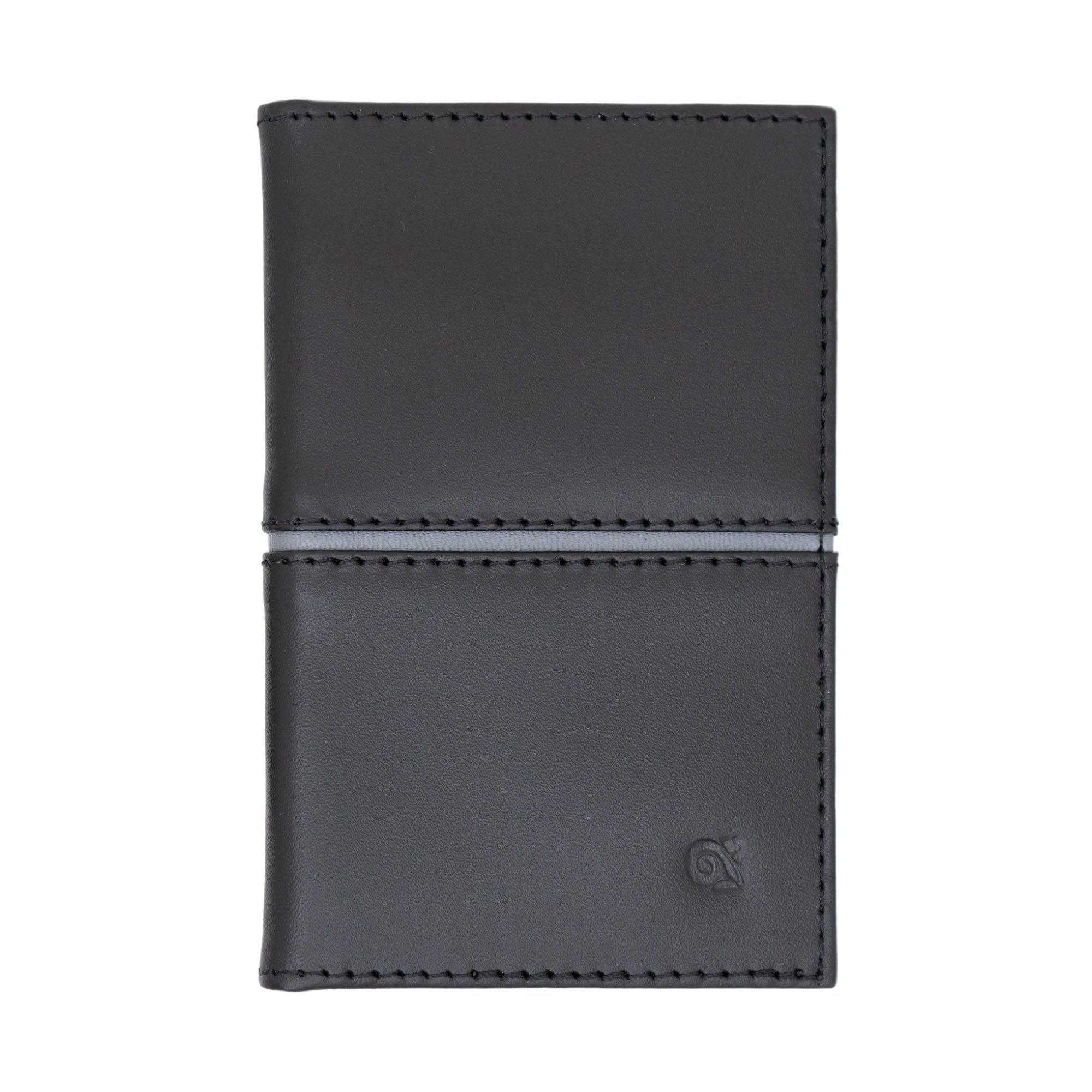 Tarjetero Kukxaan Kanan Negro Ribete Gris Ajolotes