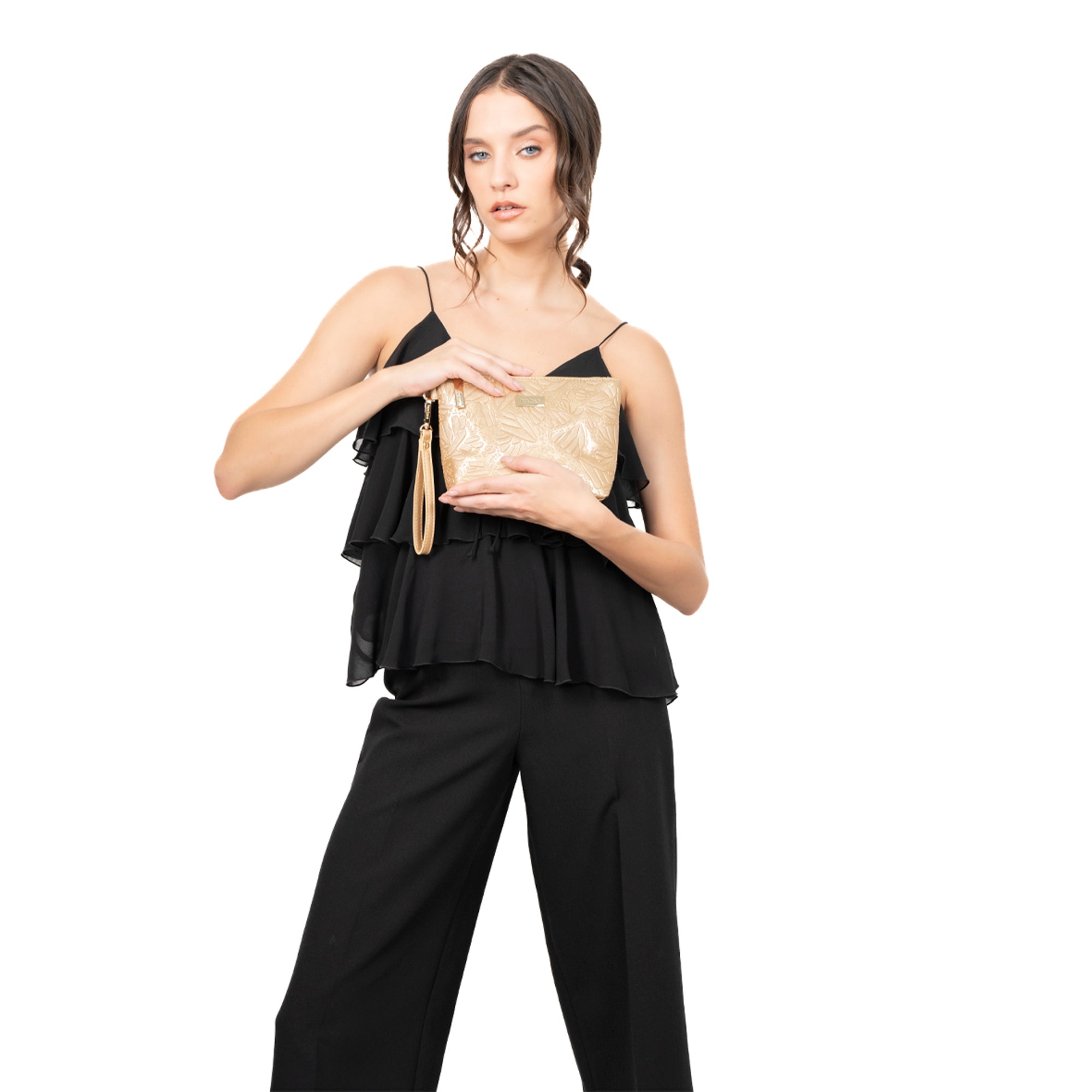 Cosmetiquera Piix Grabado Mariposa