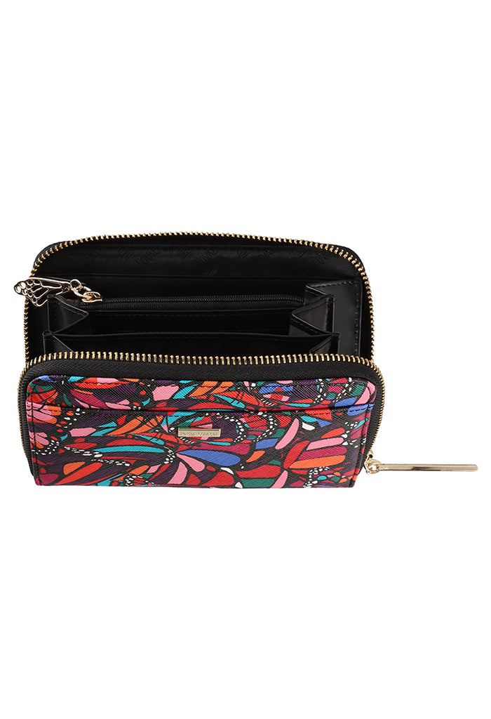 Cartera Mediana Saffiano Vuelo de Mariposa