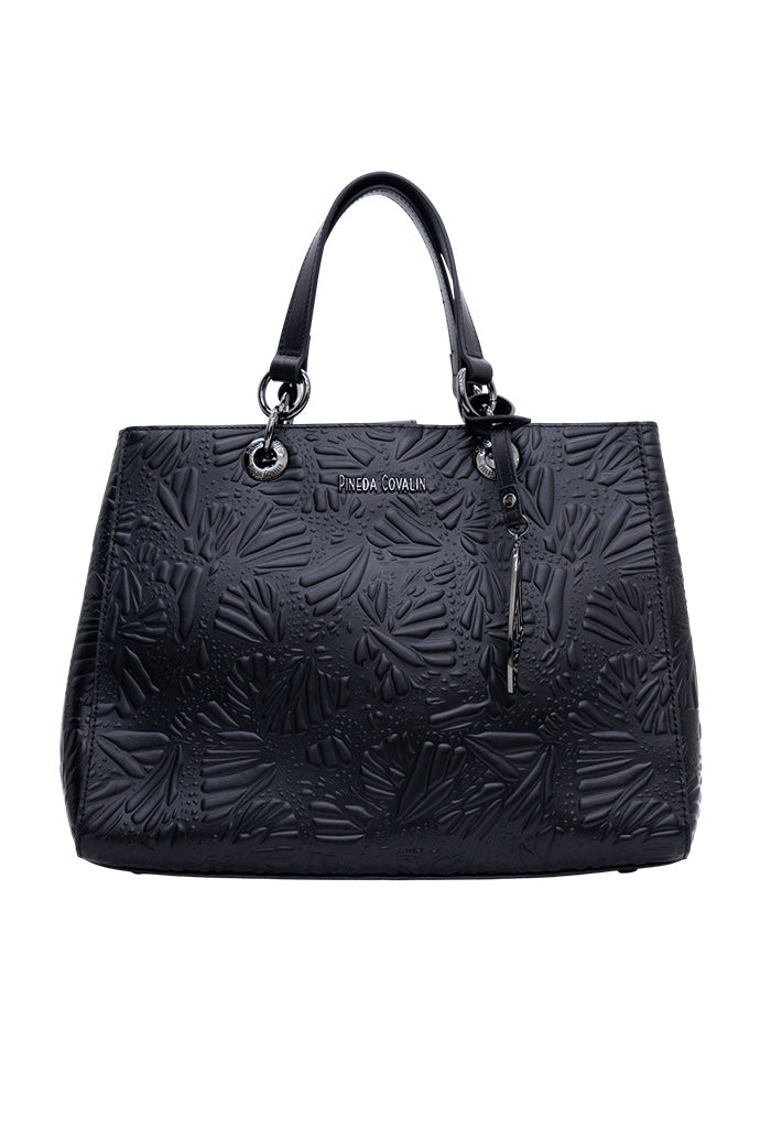 Bolsa Kaxan Piel Grabado Mariposa