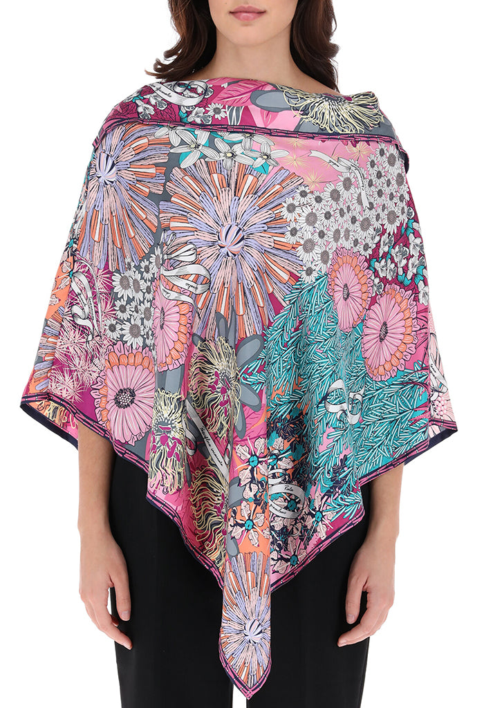 Poncho Herbolaria Flores