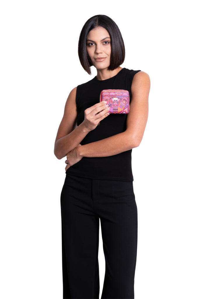 Cartera Chica Saffiano Caritas Sonrientes Veracruz